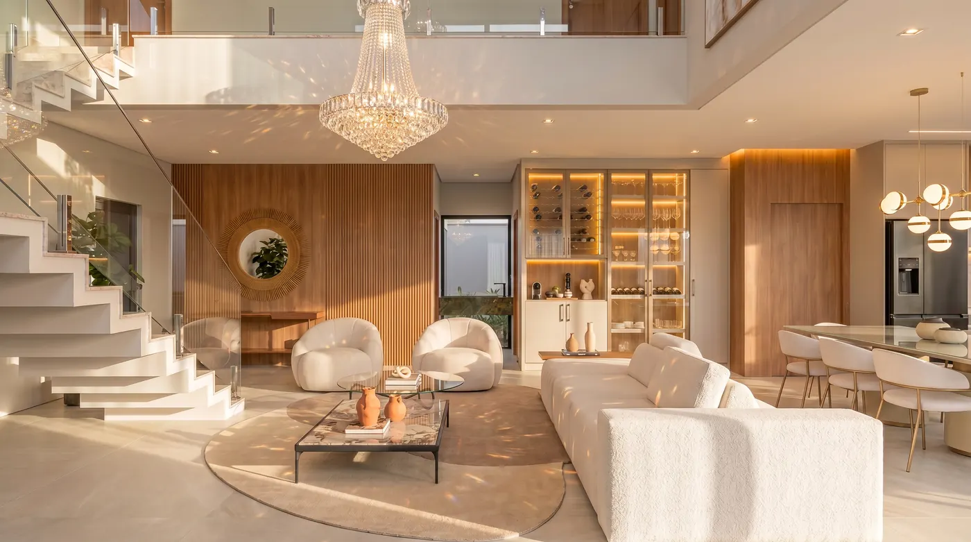 Residência MM62 — Living amplo